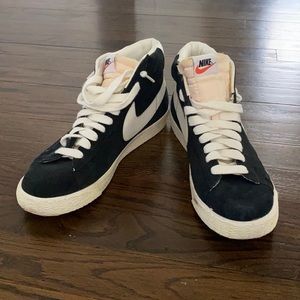Nike Blazer High Vintage ND Black Suede Mens Sz 8.5 US 375722-001
